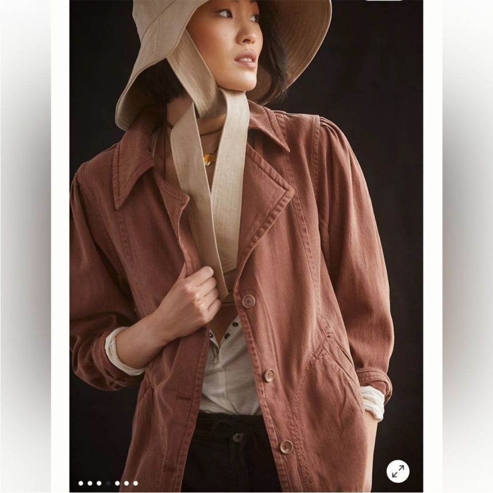 Anthropologie‎ soft twill jacket M - Picture 3 of 13